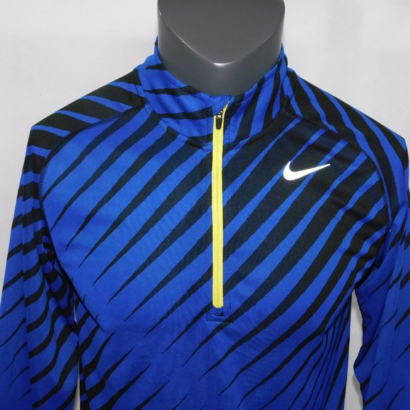 Nike Blue and Black Long Sleeve Shirt - Picture 2 of 13